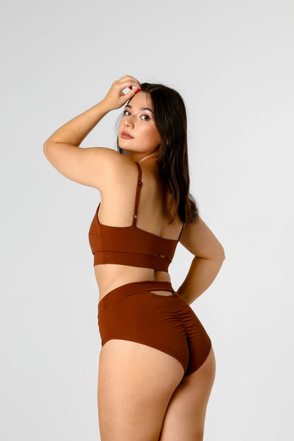 Lunar Brown Pole Dance Costume 